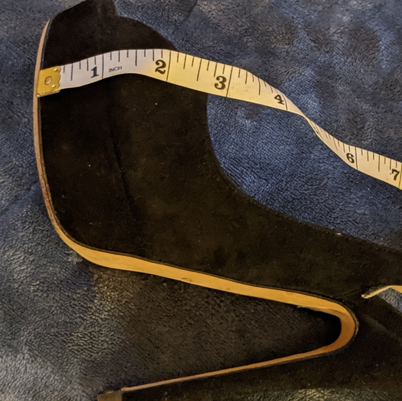 Jimmy Choo black suede peep toe sling back - Picture 5 of 8